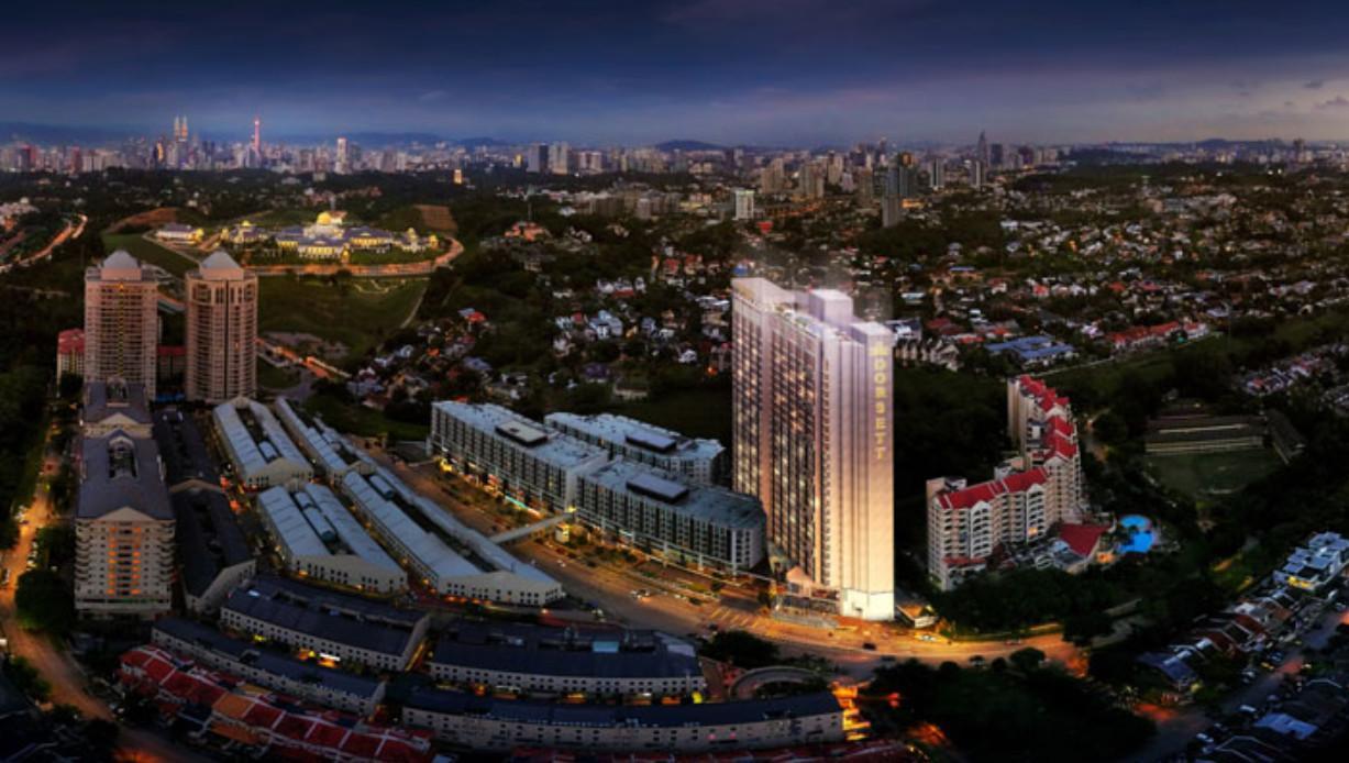 ดอร์เซต ฮาร์ตามัส กัวลาลัมเปอร์ Hotel ภายนอก รูปภาพ Aerial view of the complex